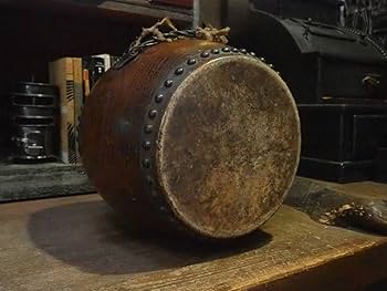 Amazon.co.jp: 【昭和レトロな小振りな和太鼓】祭囃子古道具